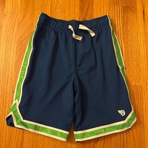 OshKosh B'gosh Blue Shorts with Lime Trim